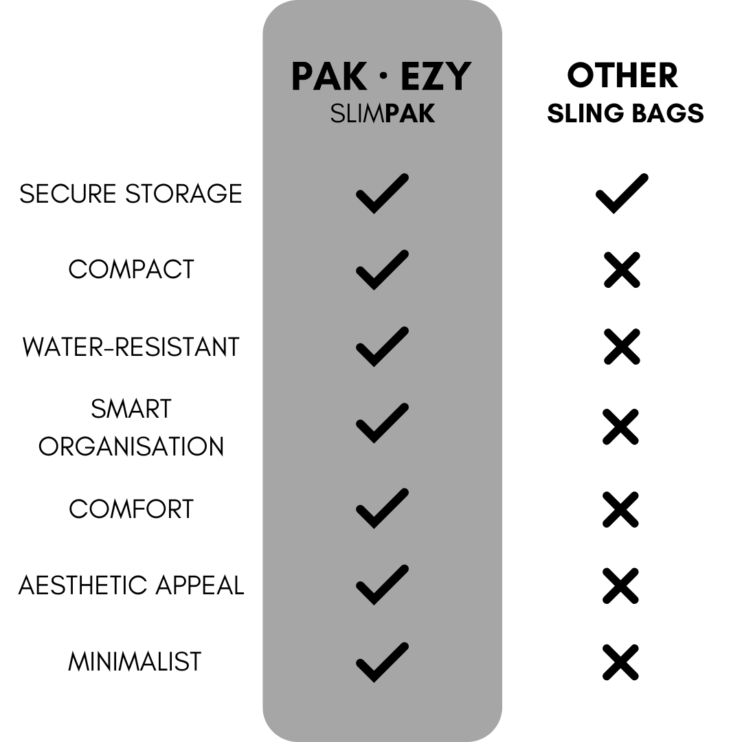 Anti-Theft SlimPAK + FREE Travel Pillow