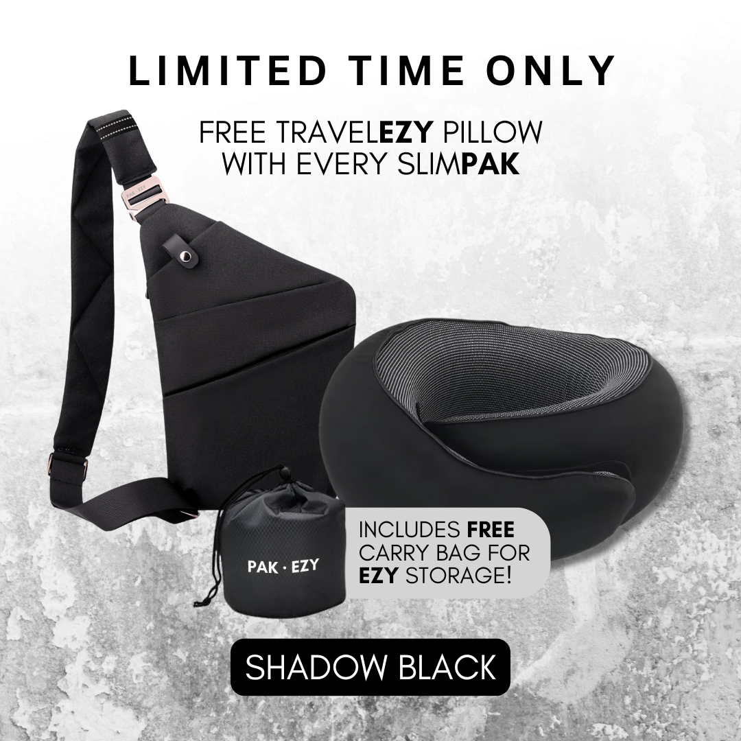 Anti-Theft SlimPAK + FREE Travel Pillow